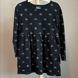 ⭐️⭐️PICK 5 / $20 Cat & Jack Black Dress with Cat Pattern Small 6/7